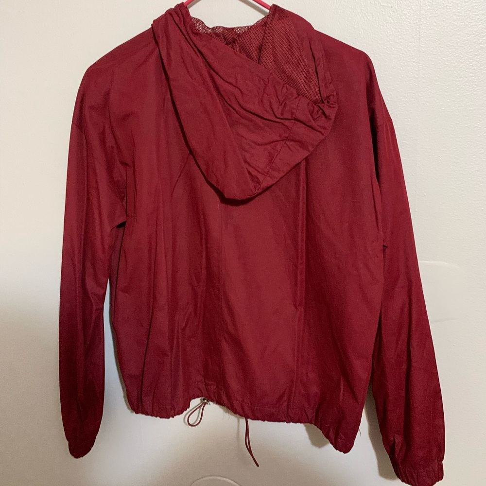 Forever 21 Burgundy Wind Breaker